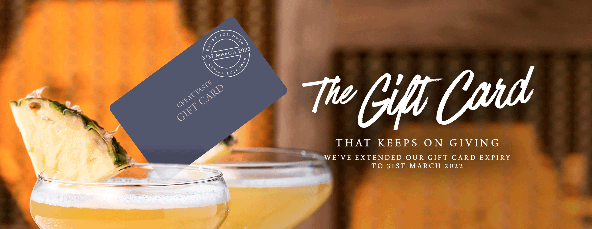 Give the gift of a gift card at The King's Arms