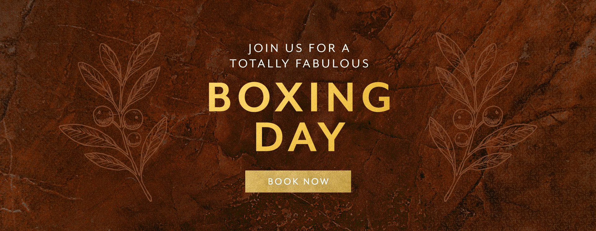 Boxing Day menu at The King's Arms