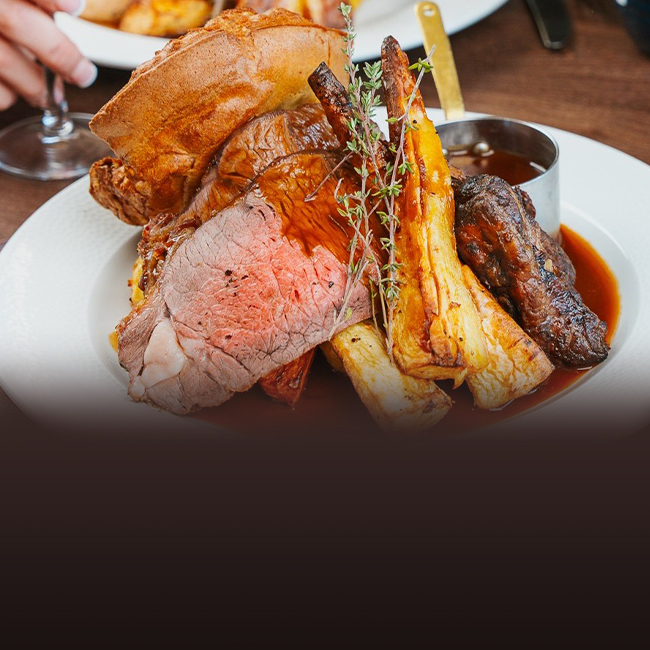 Sunday menu at The King's Arms