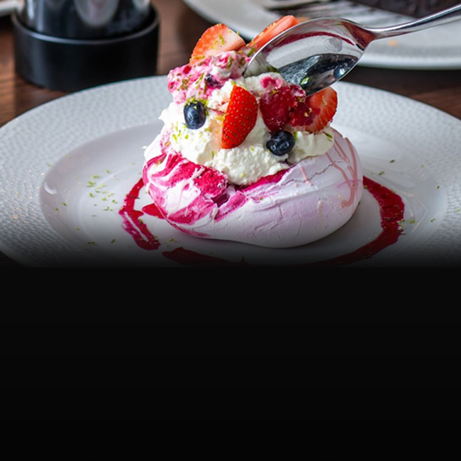 Dessert menu at The King's Arms