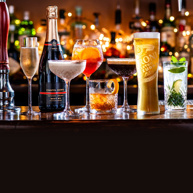 Wine & Drinks menu at The King's Arms