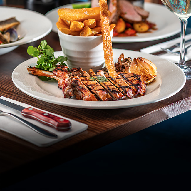 A La Carte menu at The King's Arms