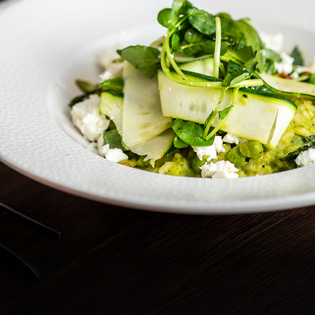 Vegan menu at The King's Arms