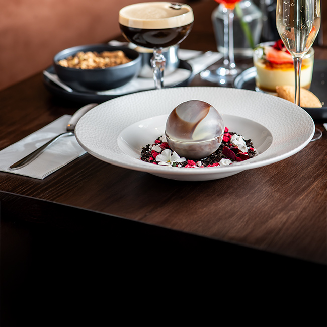 Dessert menu at The King's Arms