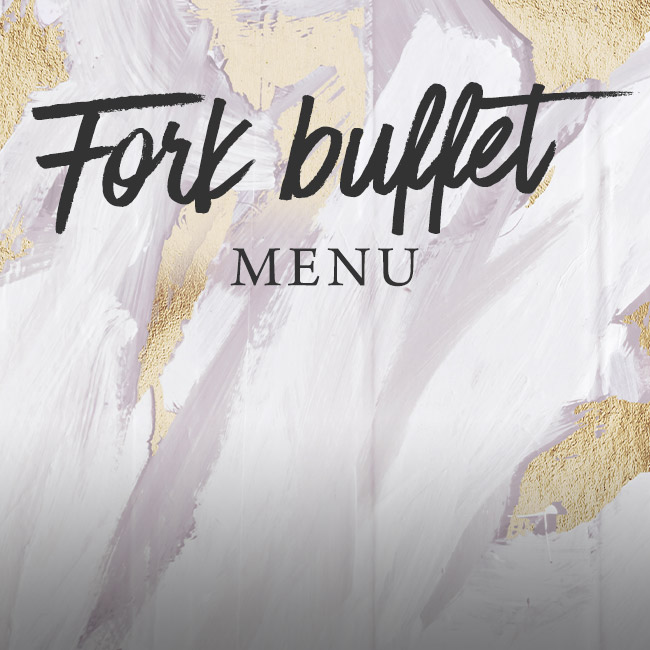 Fork buffet menu at The King's Arms